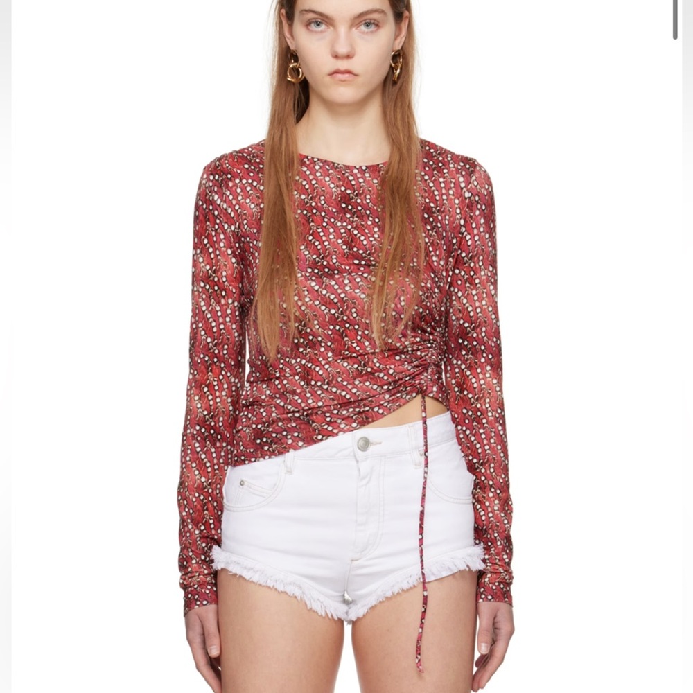 Isabel Marant Etoile jazzy tee cranberry